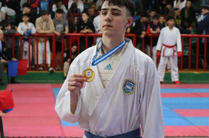  Franco Moroncini es campeón argentino de Karate
