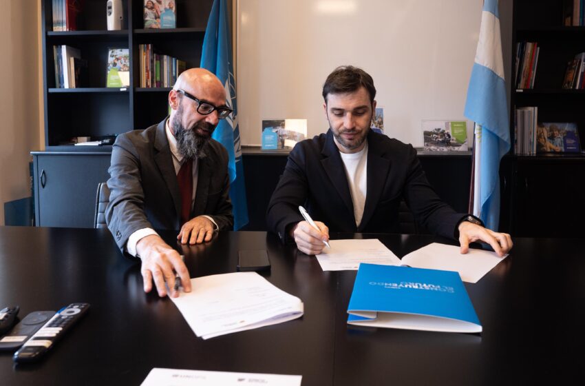  Torres firmó un acuerdo de más de U$S7 millones con Naciones Unidas para fortalecer la salud y la educación en Chubut