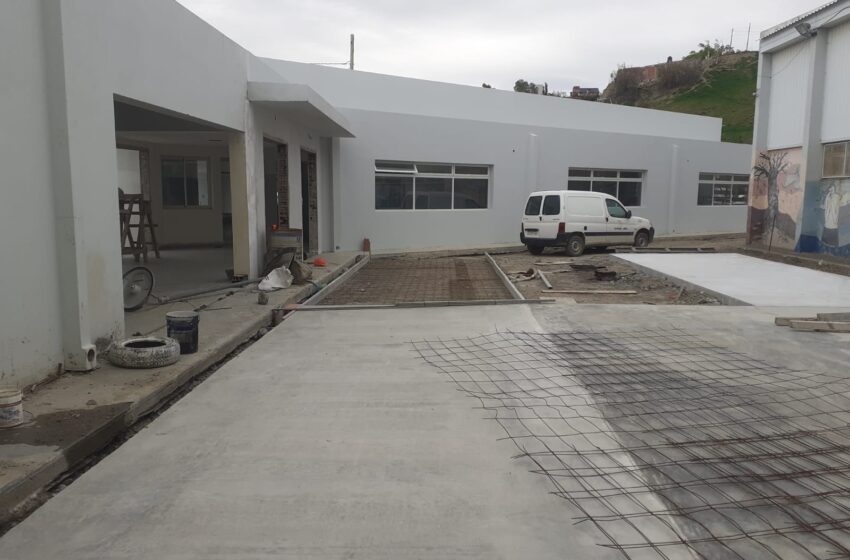  El Gobierno del Chubut continúa a buen ritmo con la ampliación de la Escuela Nº 746 en Comodoro Rivadavia