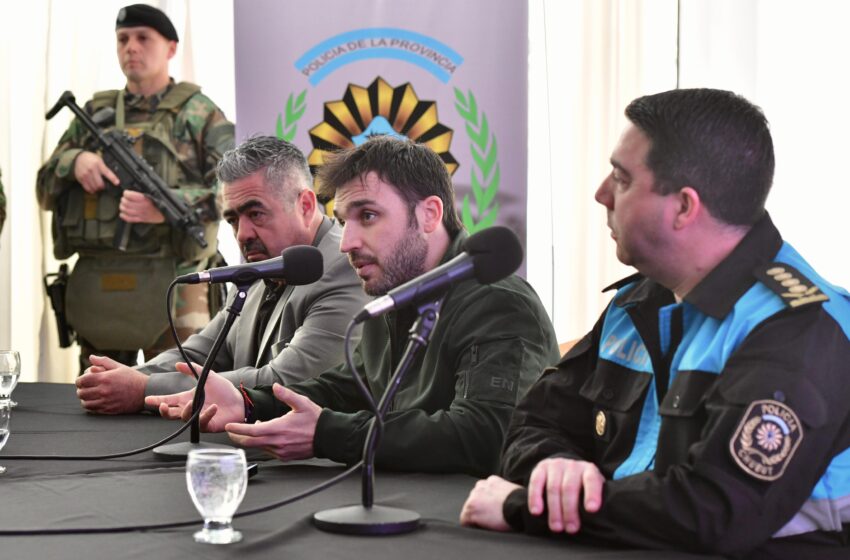  Torres anunció la creación de la Agencia Provincial Antinarcóticos: «No va a ingresar ni un gramo más de droga a Chubut”