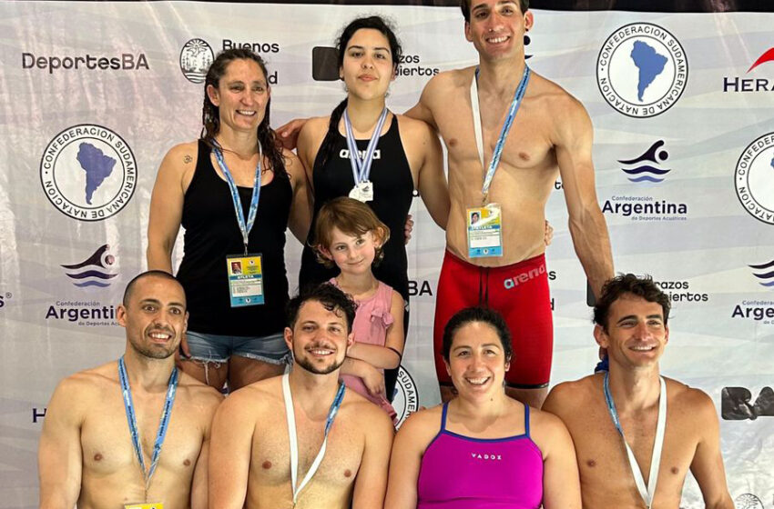  Comodoro sumó cuatro medallas en el Sudamericano de Natación Master y Premaster