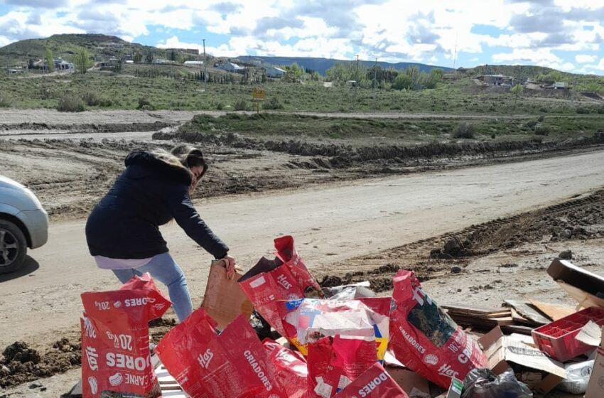  El Municipio accionó contra la mujer que arrojó basura en un espacio no permitido