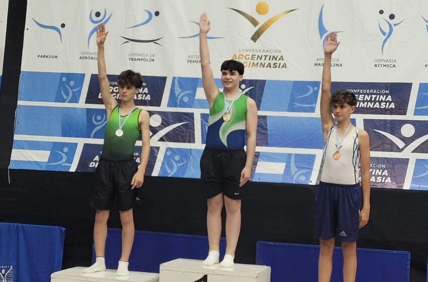  La gimnasia de Trampolín de Comodoro se subió al podio en el Nacional Federativo