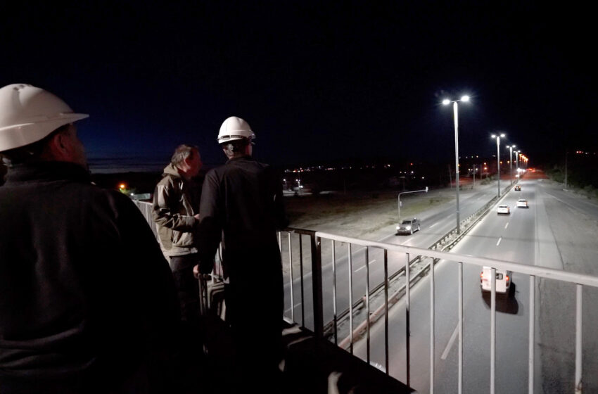  La SCPL y el Municipio realizaron una prueba piloto de instalación de luminarias LED en un tramo de la Ruta N° 3
