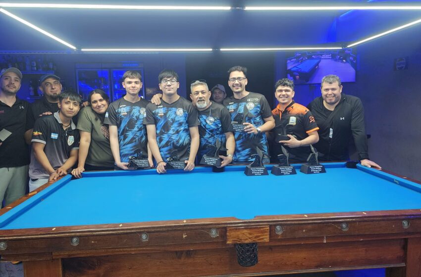  Comodoro Billar Club logró podios en Puerto Madryn