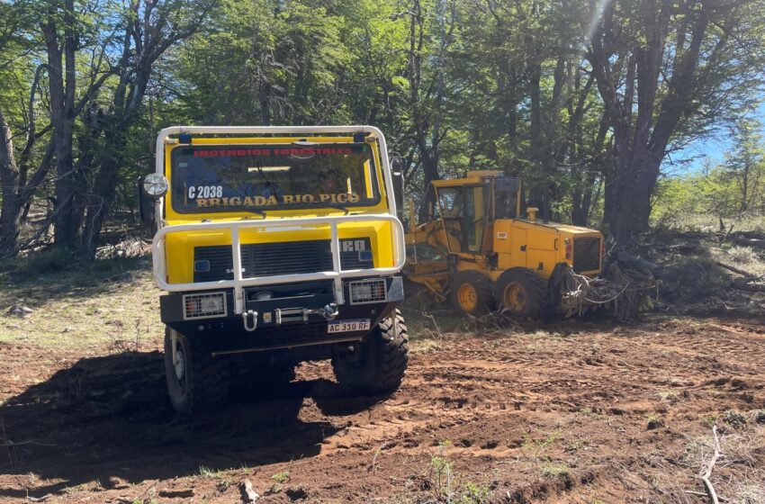  El Gobierno del Chubut controló el incendio forestal en la zona de Río Pico