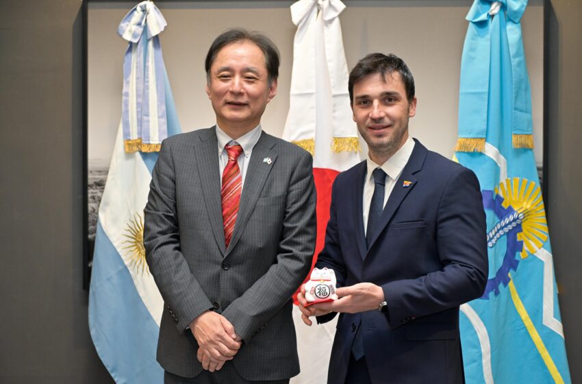  El Gobernador se reunió con el Embajador de Japón y abordaron una extensa agenda vinculada a la producción y el desarrollo