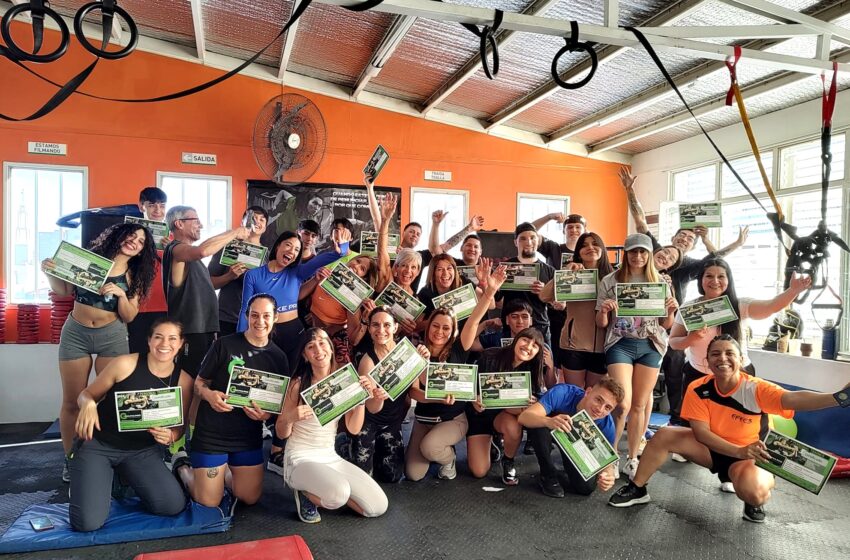  Finalizó el curso anual de capacitación de Personal Trainer