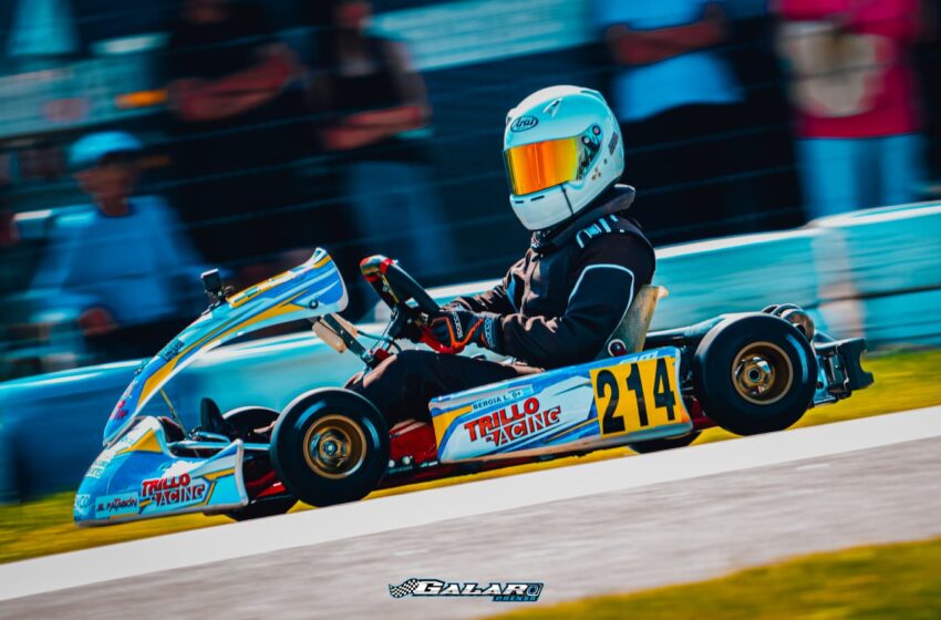  Karting: Lucio Bergia fue Top 5 la doble fecha del Argentino en Río Cuarto