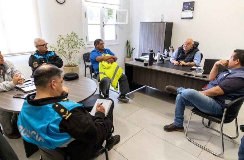  En un trabajo articulado se planifican los operativos preventivos de fin de año en Comodoro