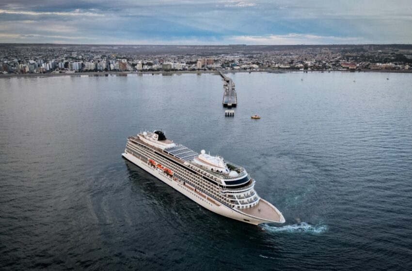  Temporada de cruceros en Chubut: por tercera vez llegó a Puerto Madryn el Buque Viking Jupiter