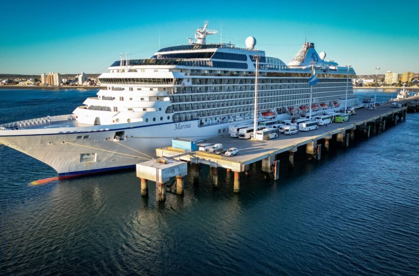  El crucero Marina arribó a Puerto Madryn en una exitosa temporada que posiciona a Chubut como un destino clave