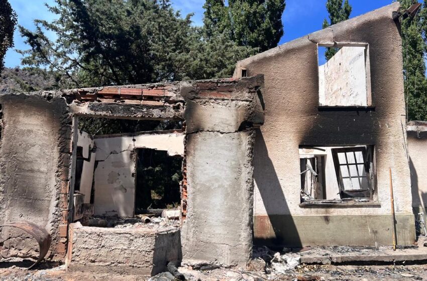  Epuyén: el Gobierno provincial avanza con el plan de reconstrucción de viviendas