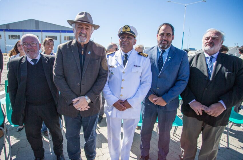  Macharashvili participó del acto de asunción del nuevo jefe del Destacamento Naval de la ciudad