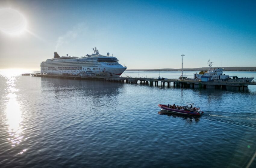 En una exitosa temporada de cruceros el Norwegian Star arribó nuevamente a Puerto Madryn