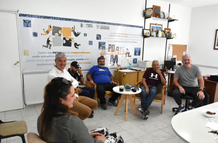  Chubut Deportes coordina actividades con Sarmiento, Rada Tilly y Comodoro