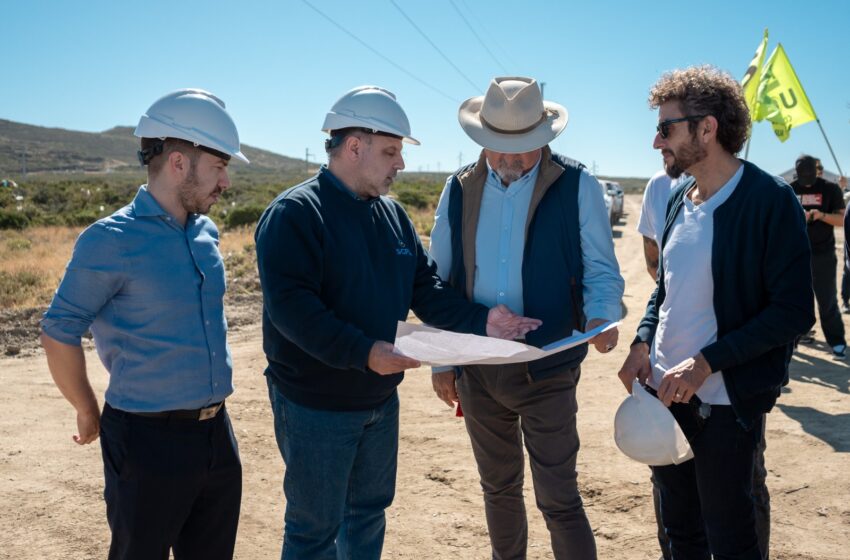  La SCPL y el Municipio de Comodoro recorrieron la obra de energía en el loteo ex Radio Estación que beneficiará a 360 familias