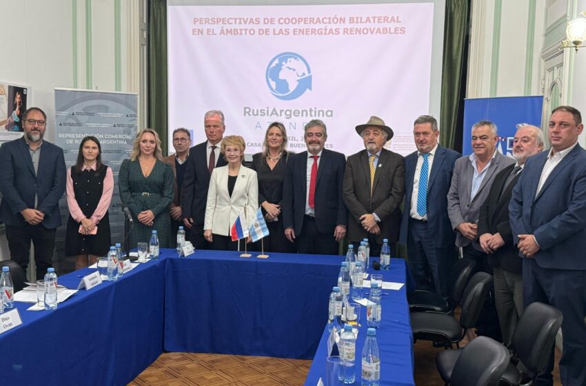  Othar expuso las estrategias de la ciudad en materia energética ante el Foro del Club de Negocios Rusia-Argentina