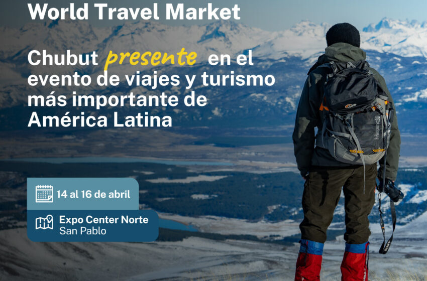  Chubut presenta su oferta turística en la principal feria internacional de Brasil