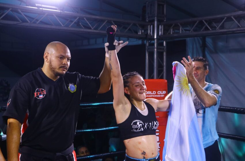  Yocelyn Balboa se consagró campeona en la Copa del Mundo de Full Contact