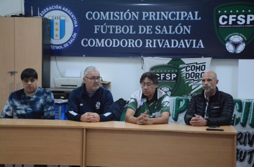  Se presentó el Provincial de Clubes Mayores de Futsal en Comodoro