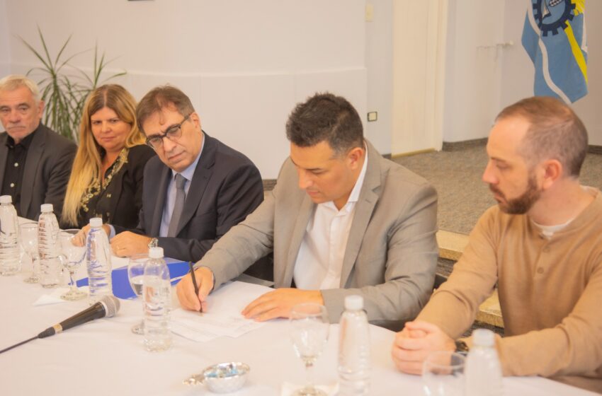 Histórica visita del STJ a Sarmiento: Balochi recibió al pleno y firmaron un convenio para ampliar la infraestructura del poder judicial