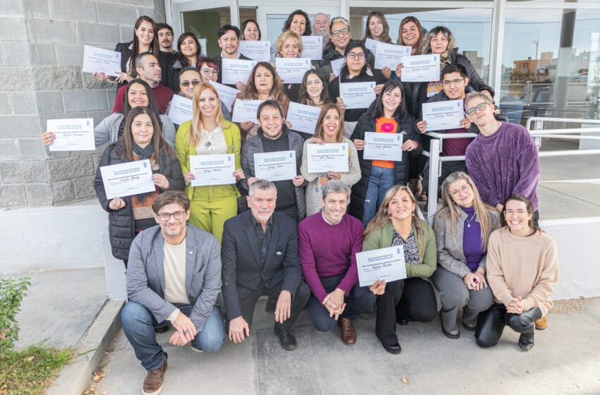  25 empleados municipales recibieron el certificado del Programa de las Naciones Unidas para el Desarrollo