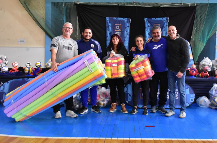  Las sedes municipales recibieron material deportivo para las actividades sistemáticas
