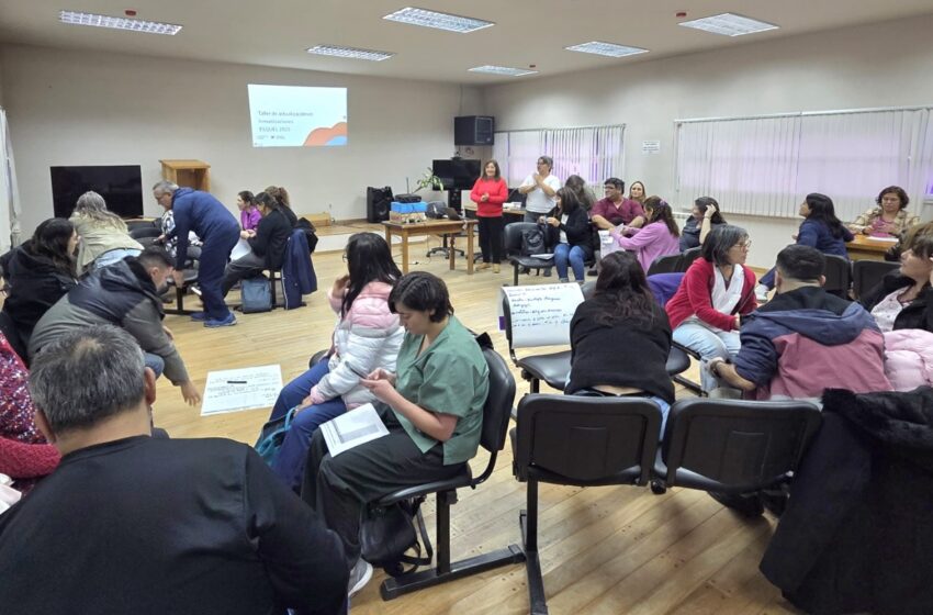  Provincia realizó un taller de actualización en inmunizaciones en Esquel