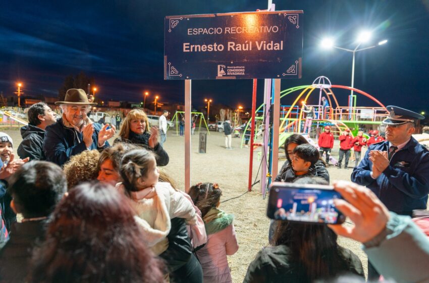  “Este espacio lleva el nombre de Ernesto Vidal por la voluntad de los vecinos y el trabajo de los dirigentes”, dijo Othar