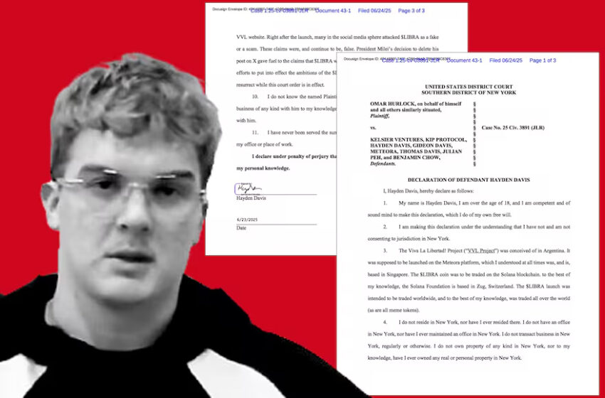  Caso $LIBRA: declaró Hayden Davis y avanza la causa judicial en EE.UU