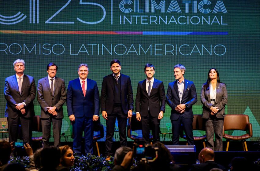  Torres disertó en la primera Conferencia Climática Internacional y llamó a impulsar “una agenda sostenible que apunte al futuro, para crecer como país»