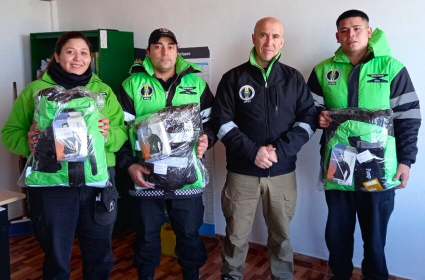  Provincia entregó nuevo equipamiento invernal a las delegaciones de la Agencia de Seguridad Vial