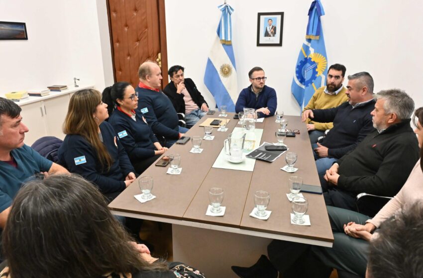  El Gobierno del Chubut avanza en una resolución institucional de temas vinculados a los Bomberos Voluntarios