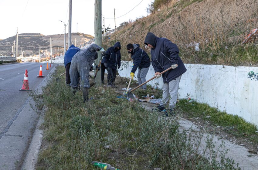  El Municipio avanza en construcción de un paseo peatonal para los vecinos del Máximo Abásolo