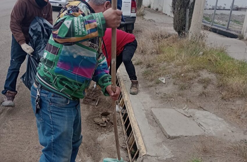  Se potencia el mantenimiento de sumideros y bocas de tormenta