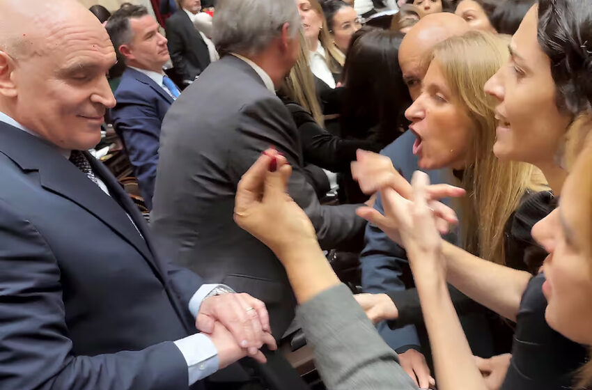  Cuadro por cuadro, así fue la pelea entre diputadas libertarias y kirchneristas que casi termina a las piñas