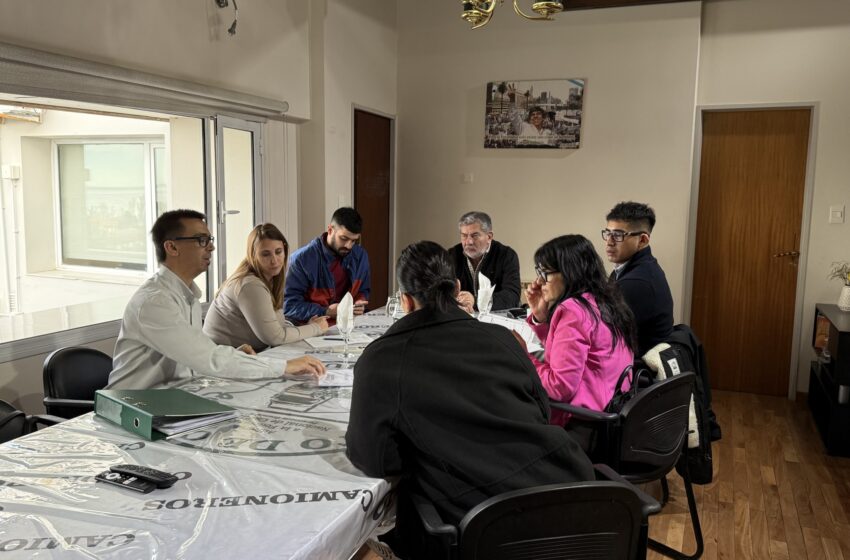  Infraestructura: Camioneros y la Municipalidad formalizaron los avances del imponente polideportivo que la entidad sindical levantará en Comodoro