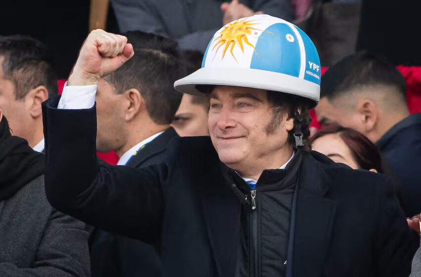  Javier Milei, en modo electoral