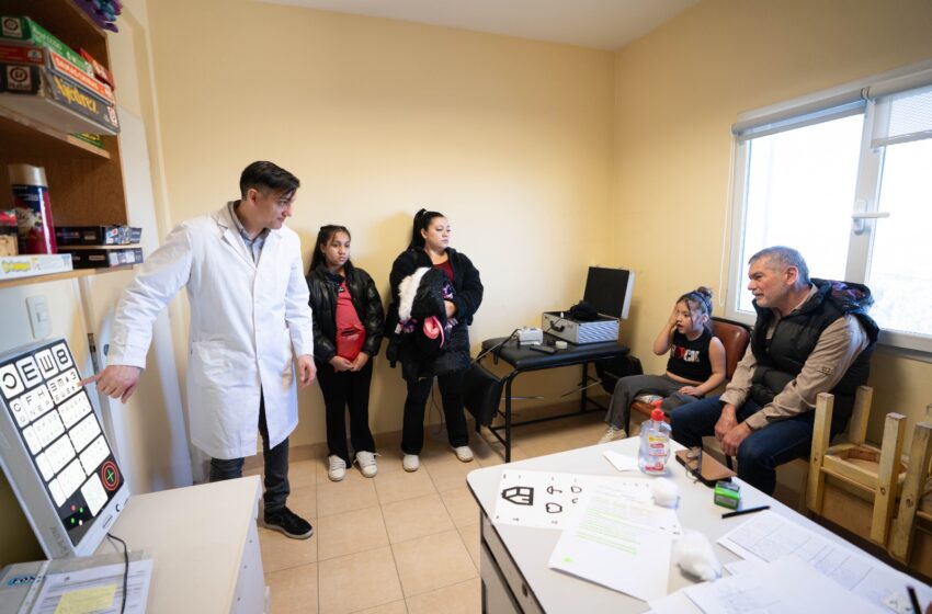  Jornada oftalmológica en el barrio Las Flores: el Municipio refuerza el acceso a la salud visual