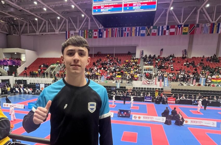  Franco Moroncini, listo para competir en el Panamericano en Asunción