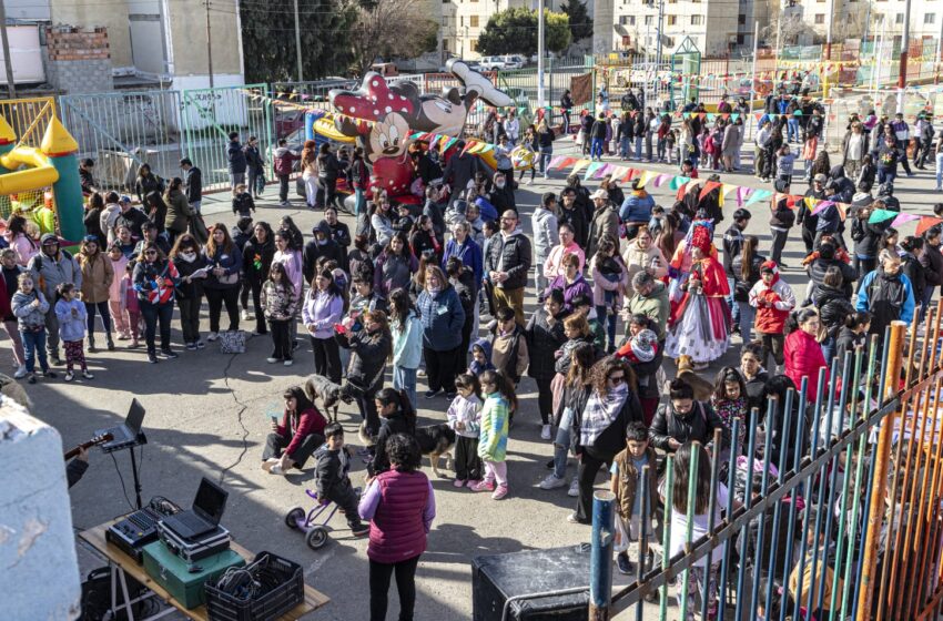  Una multitud participó del cierre del mes de las infancias en el barrio 30 de Octubre