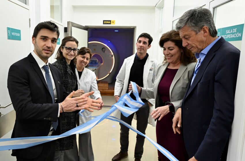  Torres inauguró en Comodoro el primer resonador del sistema público de salud de Chubut