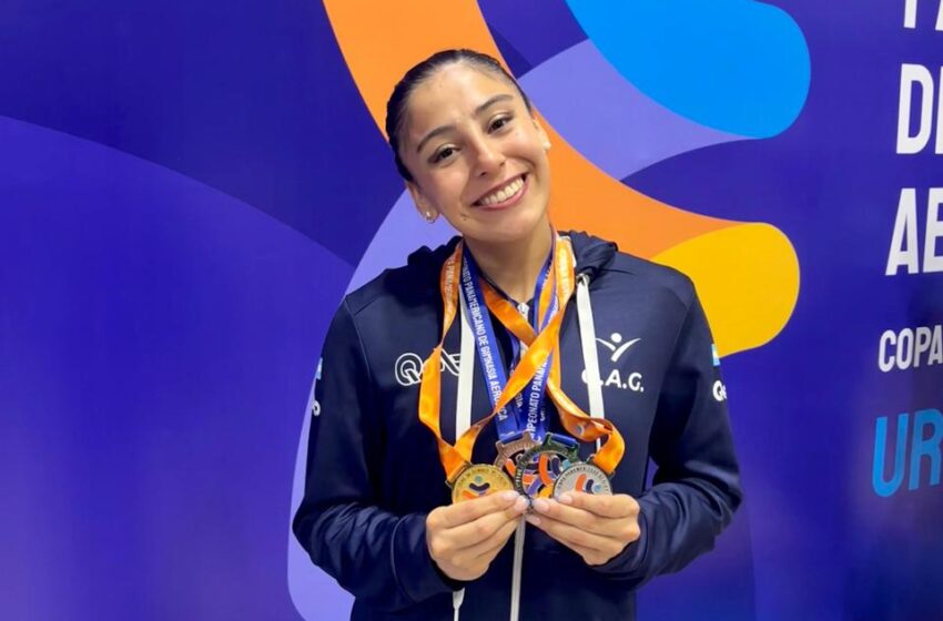 Gimnasia Aeróbica: Otra gran actuación internacional de Valentina Ramos Mercegué