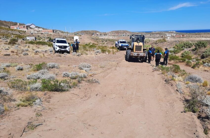  El Municipio intervino ante un intento de usurpación y daño ambiental en zona del Faro