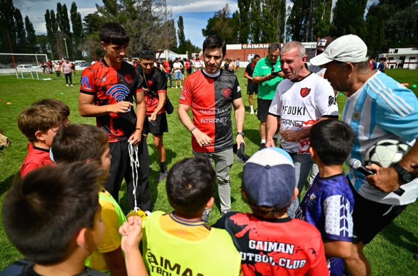  Torres anunció una importante obra de infraestructura para el Gaiman FC: «Será un salto de calidad para el deporte en el Valle»