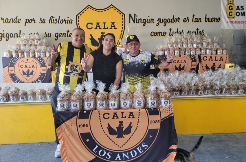  Los Andes solidario: El club regaló mil pan dulces