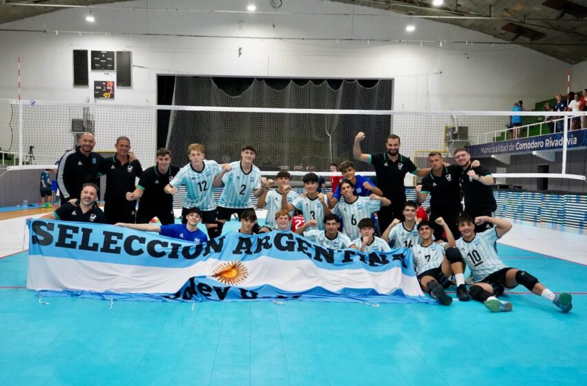  Sudamericano U17 de Vóley: Argentina debutó ganando en el Club Huergo