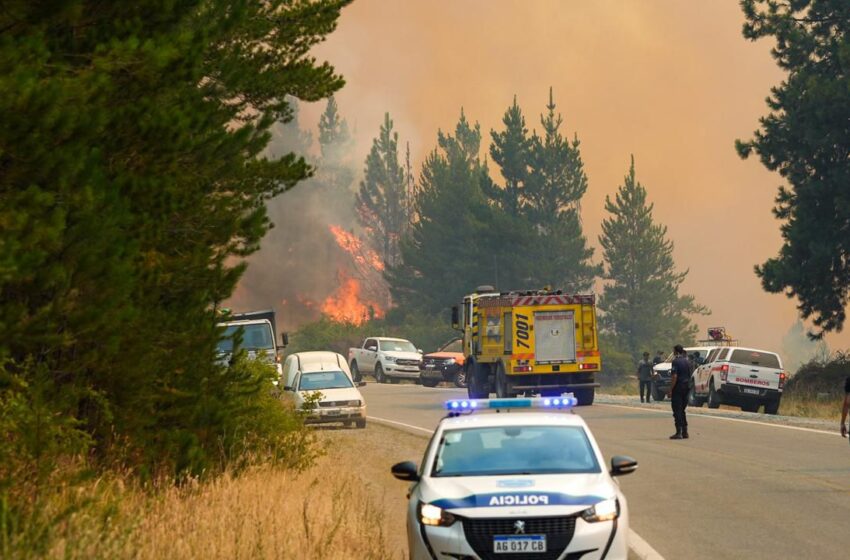  Con un amplio despliegue de recursos, Provincia refuerza el operativo contra el incendio en Puerto Patriada
