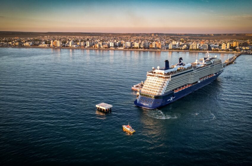  Chubut recibe nuevamente al crucero Celebrity Equinox en Puerto Madryn